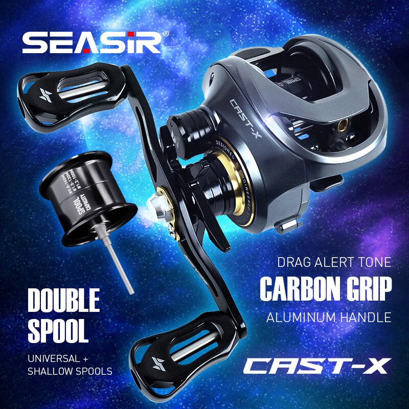 Abu Garcia Reel Max - بكرة صيد الطعم SEASIR Cast-X 7.3:1