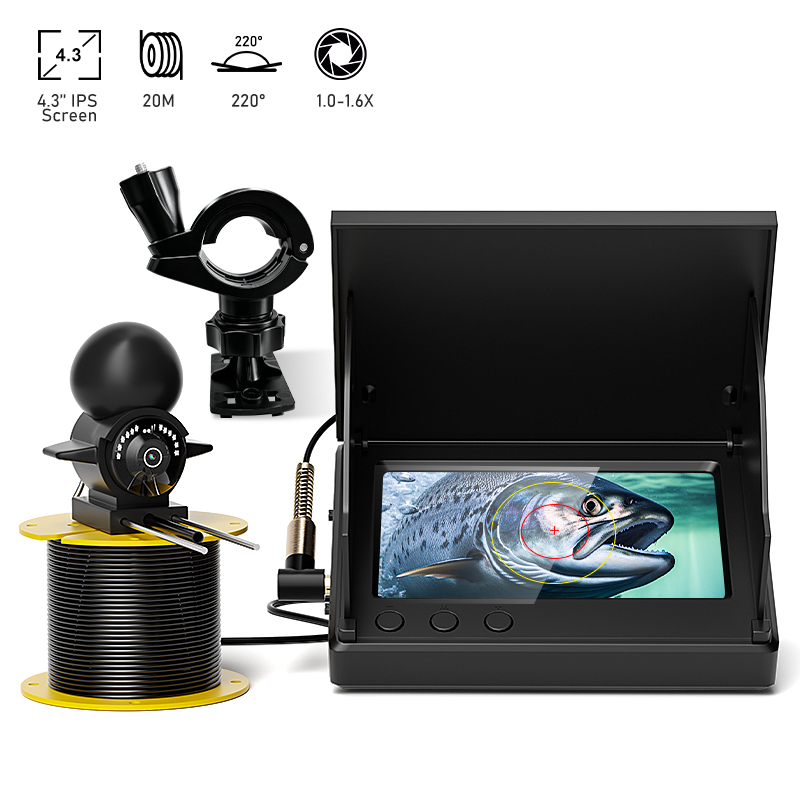 جهاز كشف الأسماك محمول بشاشة L - مراجعة Fishing Camera وسعره