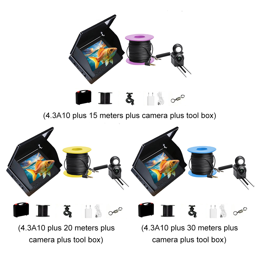 كاميرا صيد تحت الماء مع شاشة I - مراجعة Fish Finder Portable وسعره