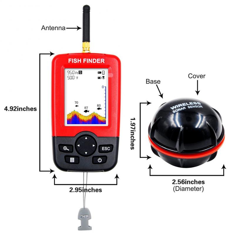 جهاز محمول لتحديد عمق الأسماك  - مراجعة Fish Finder Portable وسعره